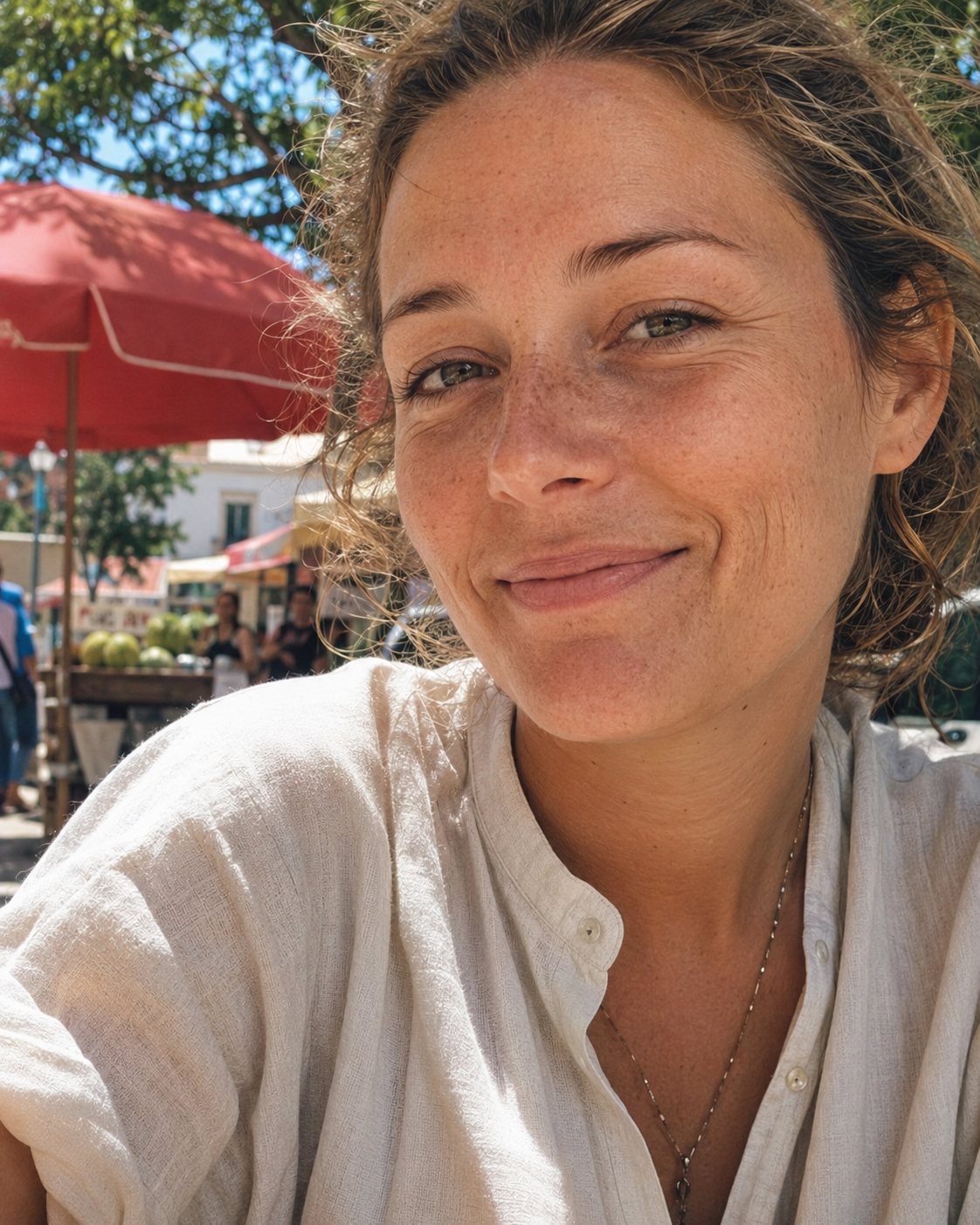 Portrait of Élise in Rio de Janeiro